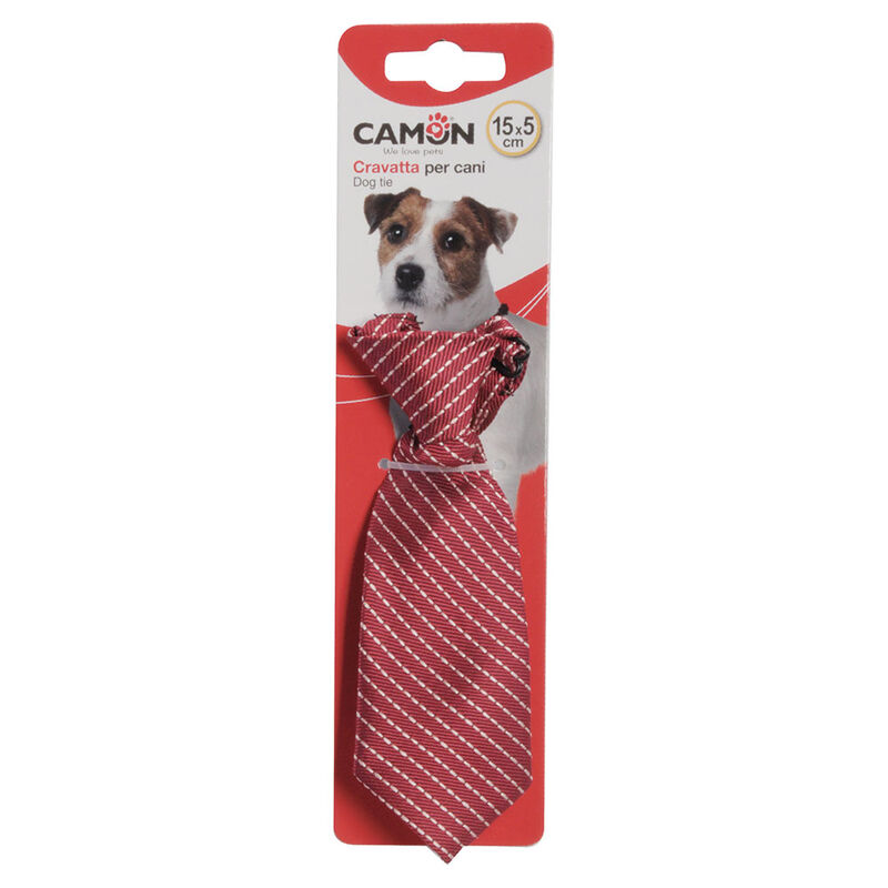 Camon Cravatta a righe per cani 15x5cm
