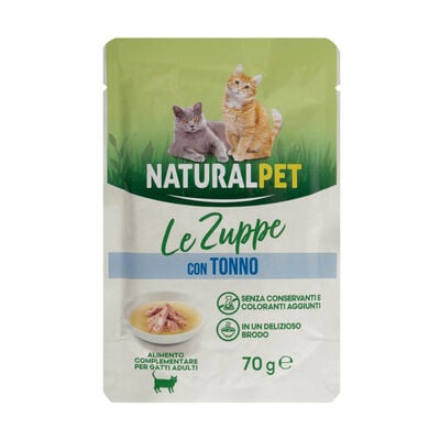 Naturalpet Le Zuppe Cat Adult Tonno 70 g
