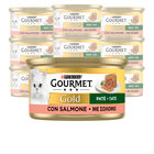 Gourmet Gold Cat Adult Pat&egrave; con Salmone 85 gr