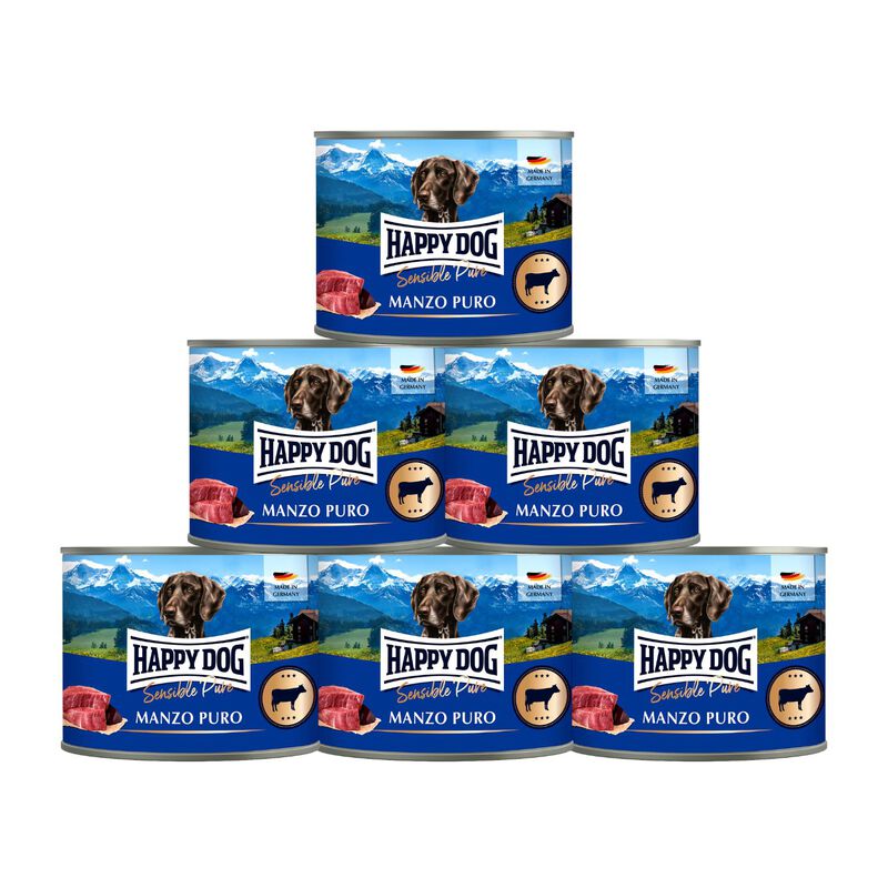 Happy Dog Sensible Pure Manzo Puro 200 gr