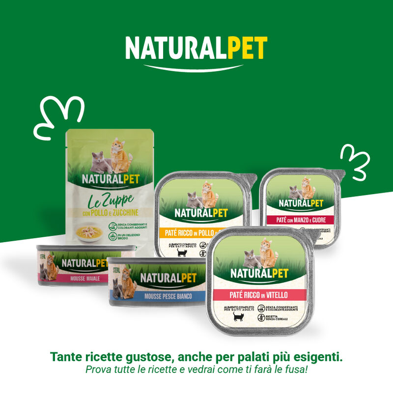 Naturalpet Cat Adult Mousse con Orata 85 gr