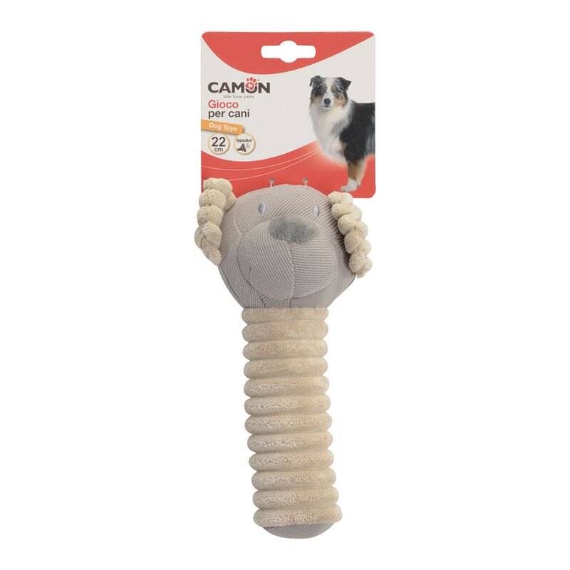 Camon Gioco Testa con squeaker in Tessuto 22cm