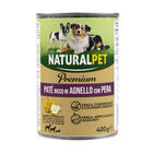 Naturalpet Premium Dog Adult Pat&eacute; ricco in Agnello con pera 400gr