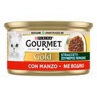 Gourmet Gold Cat Adult con Sfilaccetti di Manzo 85 gr