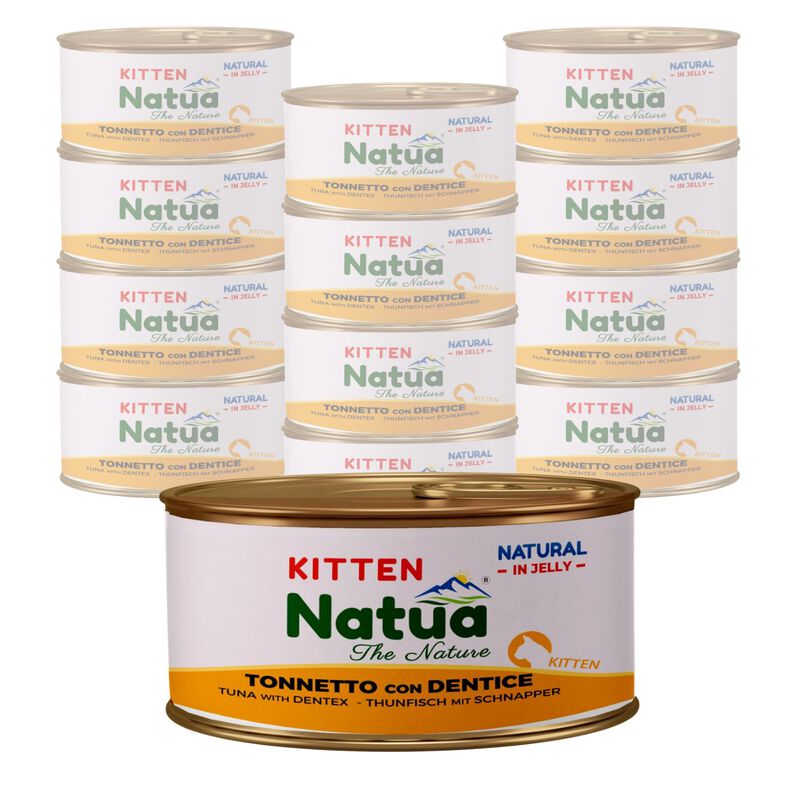 Natua Natural Kitten Tonnetto con Dentice 85 gr