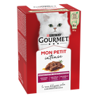 Gourmet Mon Petit Cat Adult con Manzo, Vitello, Agnello 6 x 50 gr