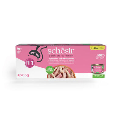 Schesir Cat Tonnetto con Prosciutto 6x85 gr