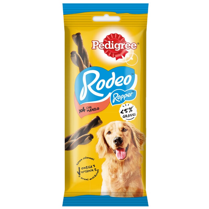 Pedigree Dog Rodeo al Manzo 4 pz - 70 gr - Scad. 22 Settembre 26