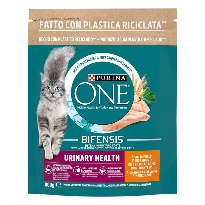 Purina One Bifensis Cat Urinary Pollo e Frumento 800 gr