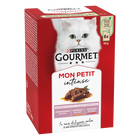 Gourmet Mon Petit Cat Adult con Selvaggina, Fegato, Manzo 6 x 50 gr