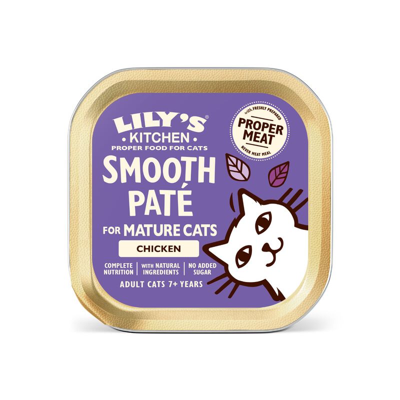 Lily's Kitchen Cat Senior Smooth Pat&eacute;, Pollo 85 gr