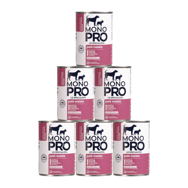 Monopro Dog Adult All breeds Maiale 400 gr