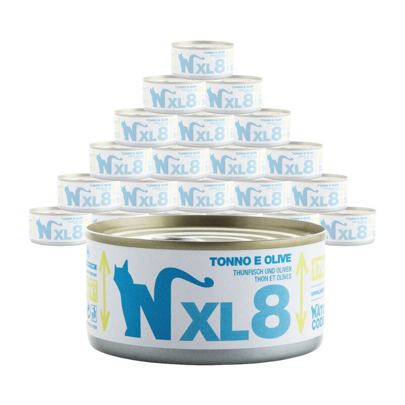 Natural Code Cat XL08 Tonno e Olive 170 gr