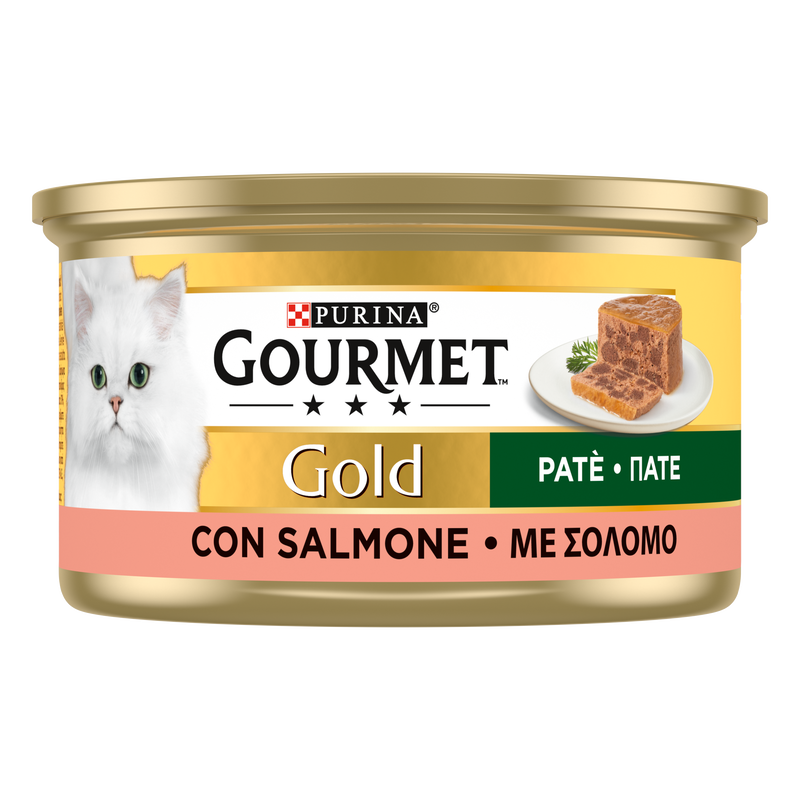 Gourmet Gold Cat Adult Pat&egrave; con Salmone 85 gr