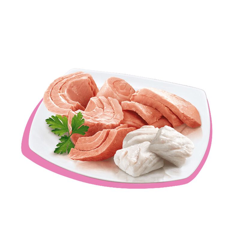 Petreet Cat Tonno rosa Tonno con pesce bianco 70 gr