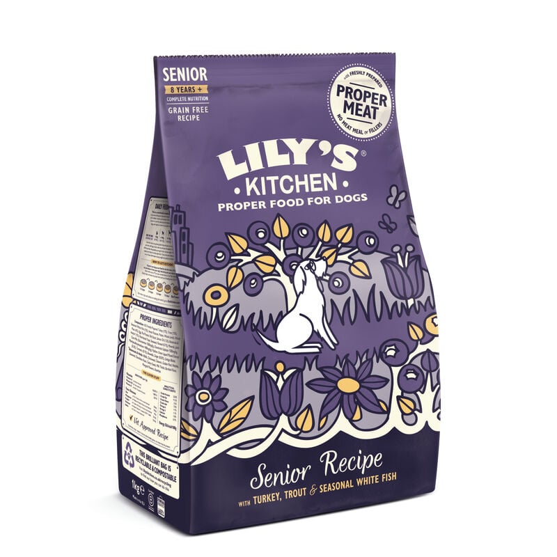 Lily's Kitchen Dog Senior Recipe con Tacchino e Trota 2,5 kg