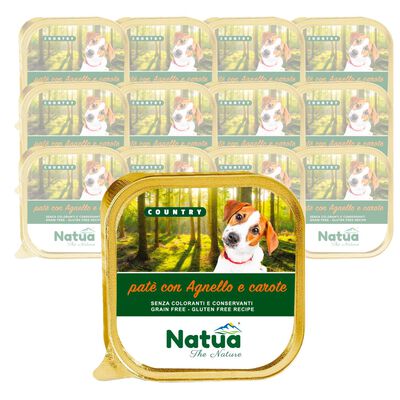 Natua Country Dog Adult Pat&eacute; con Agnello e carote 100 gr