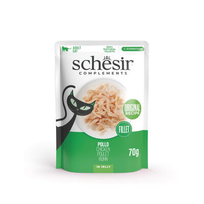 Schesir Cat Filetti di Pollo in Gelatina 70g