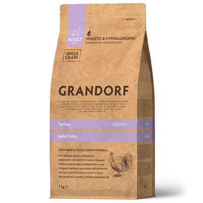 Grandorf Dog Adult Mini Tacchino 1Kg