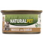 Naturalpet Cat Adult Mousse con Quaglia 85 gr