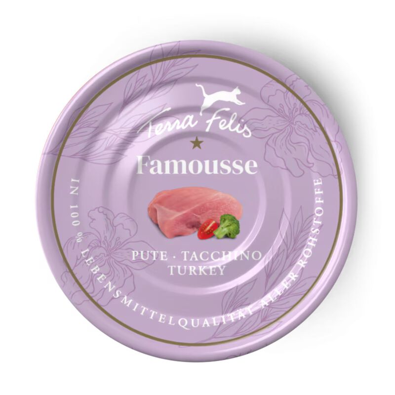 Terra Felis Famousse Cat Adult Tacchino 80 gr