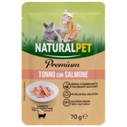 Naturalpet Premium Cat Adult Tonno con salmone 70gr