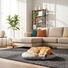 Petup Linea Cuccioli Cuscino Ovale Cielo Stellato 65x45 cm