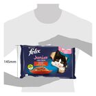 Felix Le Ghiottonerie Cat Junior con Manzo e con Pollo 4 x 85 gr