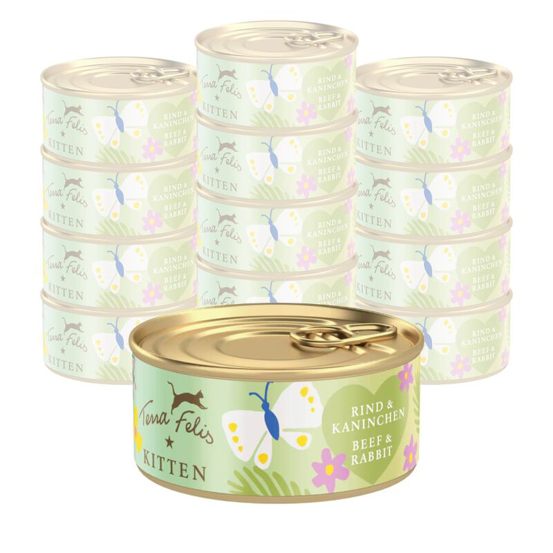 Terra Felis Kitten Manzo e coniglio 70 gr