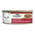Gourmet Rosso Cat Adult Fettine con Verdure, Manzo e Fegato 195 gr