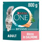 Purina One Bifensis Cat Adult  Salmone e Cereali Integrali 800 gr
