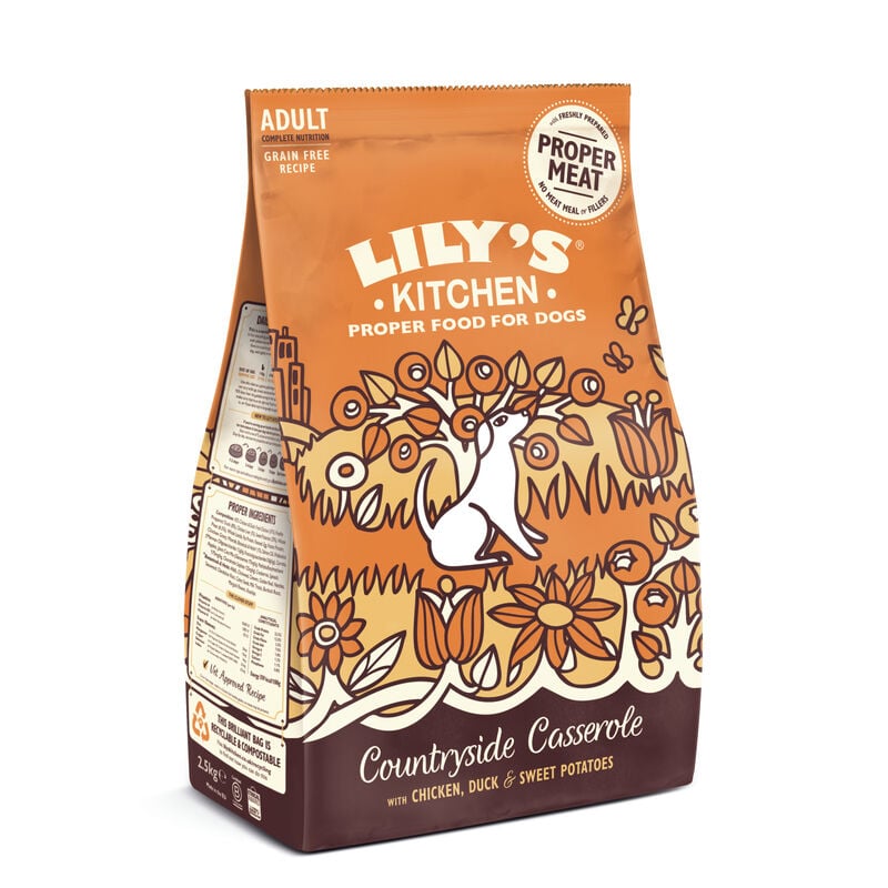 Lily's Kitchen Dog Adult Countryside Casserole con Pollo e Anatra 2,5 kg