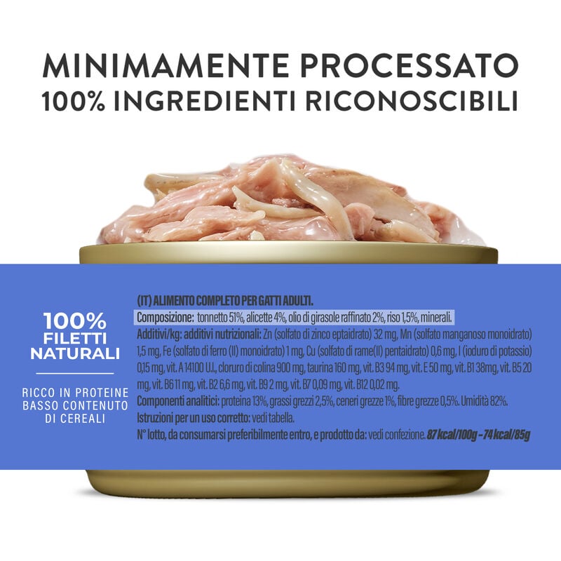 Schesir Cat Adult Tonnetto con alicette jelly 85g