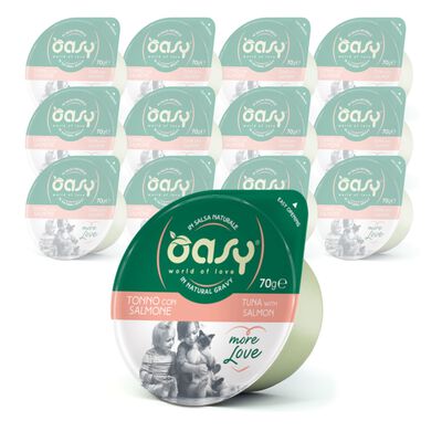 Oasy More Love Tonno con Salmone 70 gr