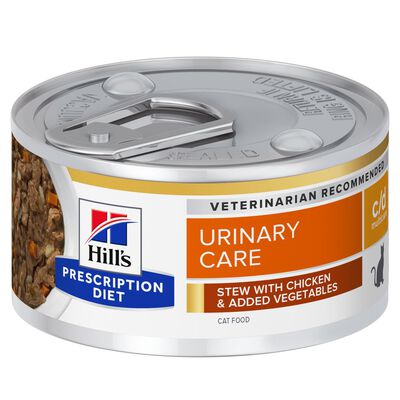 Hill's Prescription Diet Cat c/d Multicare Urinary Care Spezzatino con Pollo e Verdure 82 gr