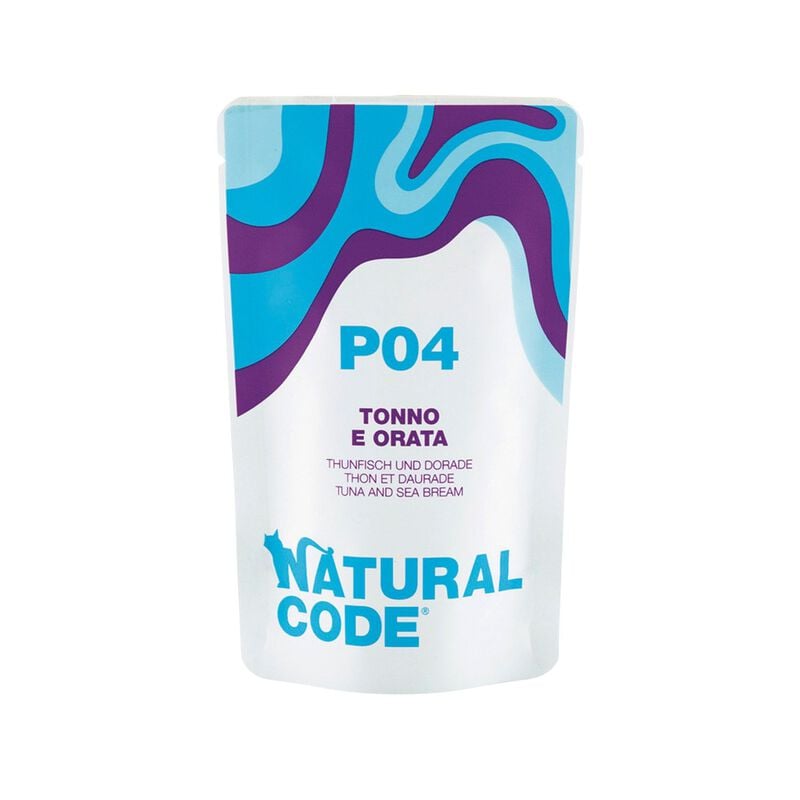 Natural Code Cat P04 Tonno e Orata 70 gr