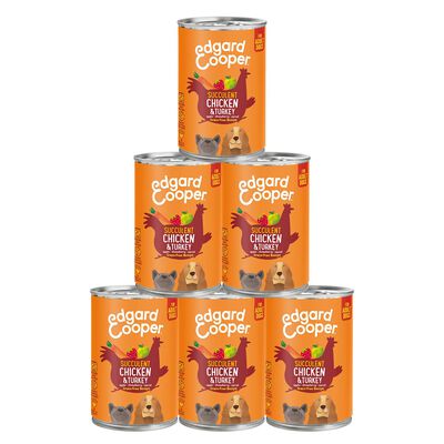 Edgard & Cooper Dog Adult Pollo e Tacchino 400 gr
