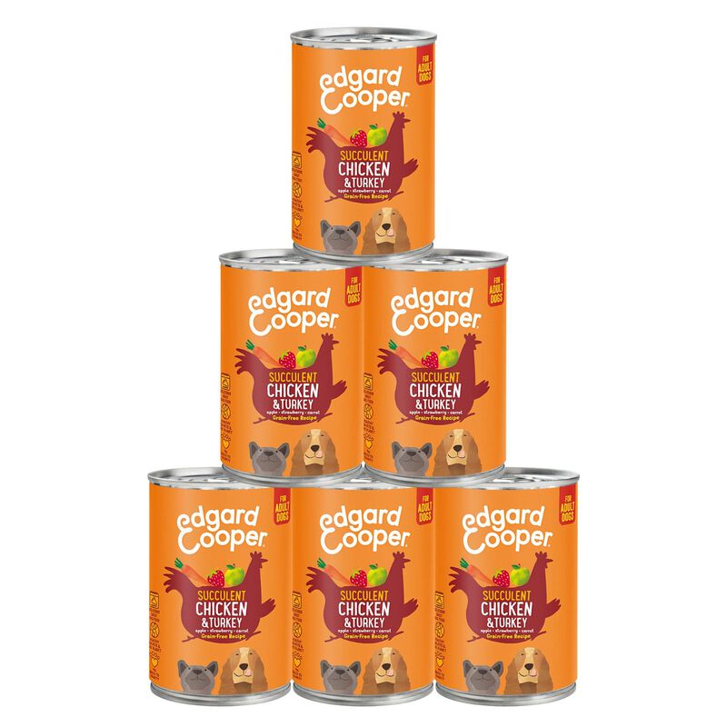 Edgard & Cooper Dog Adult Pollo e Tacchino 400 gr