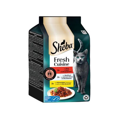 Sheba Cat Adult D&eacute;lice du Jour Taste of Paris 6 pz x 50 gr