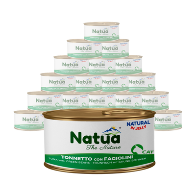 Natua Natural Cat Adult Tonnetto con fagiolini in jelly 85gr
