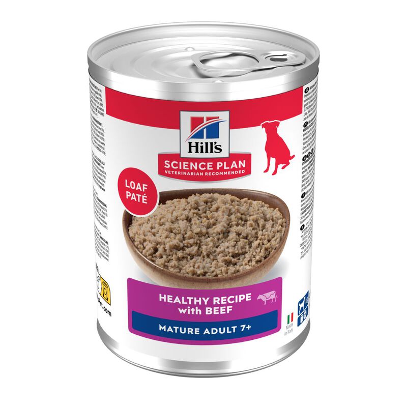 Hill's Science Plan Dog Adult Mature 7+ Manzo 370 gr