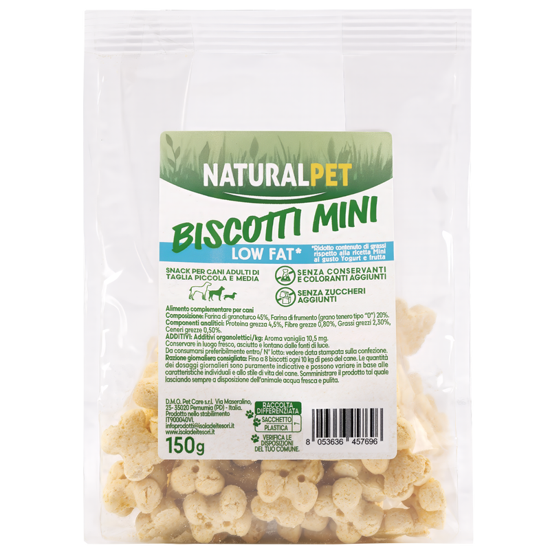 Naturalpet Dog Adult Mini&Medium Low fat 150gr