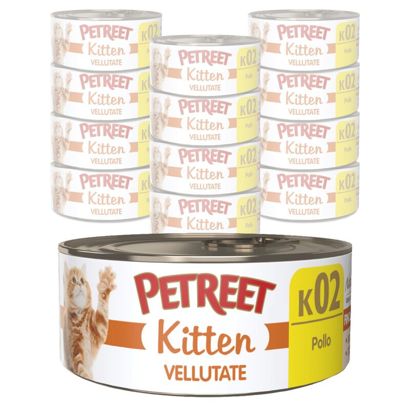 Petreet Cat Kitten Vellutate Pollo 60 gr