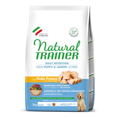 Natural Trainer Dog Puppy Maxi Pollo 12 kg