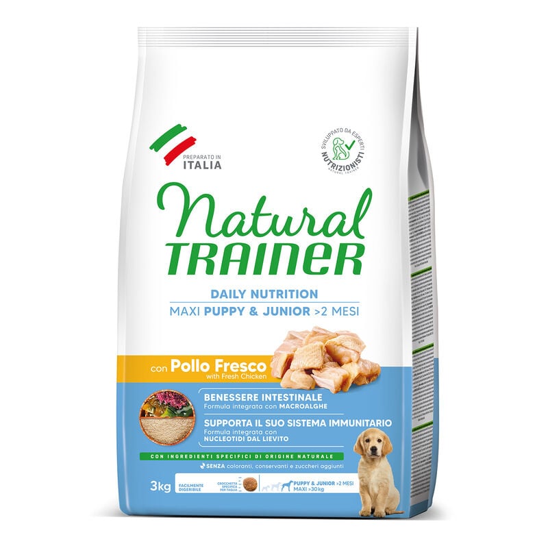 Natural Trainer Dog Puppy Maxi Pollo 12 kg