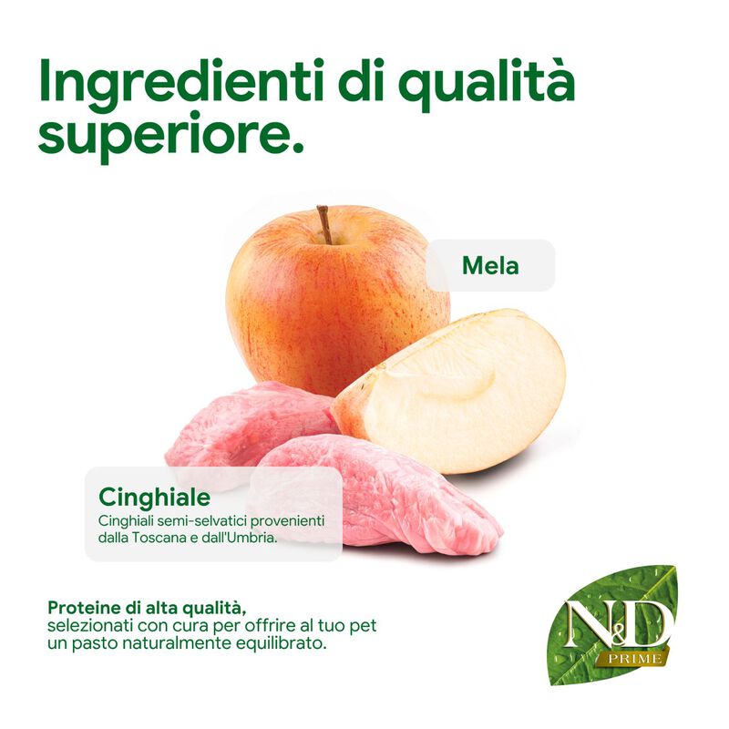 N&D Farmina Prime Cat Adult Cinghiale & Mela 1,5 kg