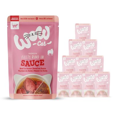 Wow Cat Adult Manzo in Salsa 85 gr