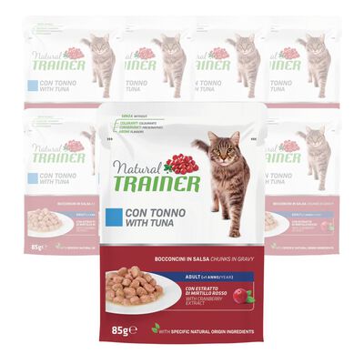 Natural Trainer Cat Adult Tonno 85 gr