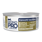 Monopro Cat Steril Trancetti tacchino con carote 70gr