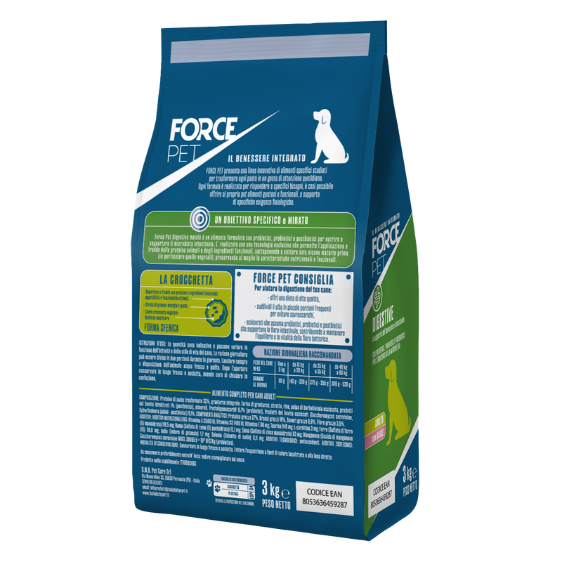 Forcepet Dog Adult Digestive con maiale 3kg